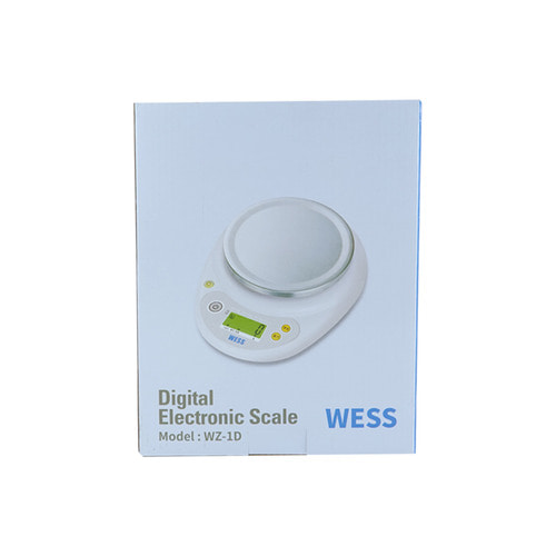 WESS 전자저울 3kg 베이킹 계량 카페 이유식 저울 (WZ-1D)